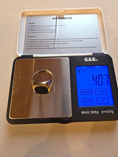 Siegelring karat gelbgold - 8,