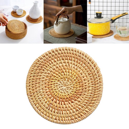 Natürliches rattan tischset - natürliches,