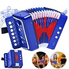 Ziehharmonika Blau 7 Tasten