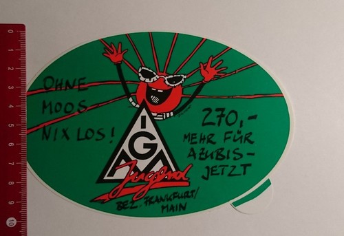 Aufkleber sticker igm jugend - igm,