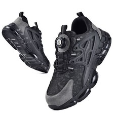 SUYSTEX Herren Leichte Sicherheitsschuhe Sport Sneaker Stahlkappe Arbeitsschuhe