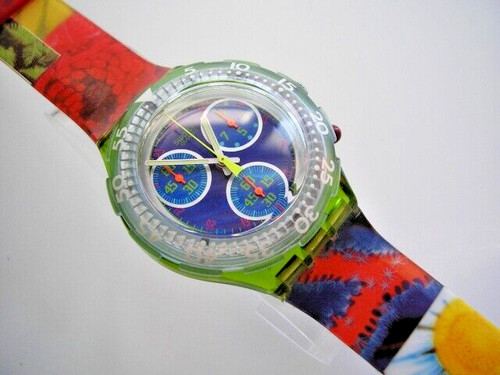 Swatch midi aqua chrono - swatch, midi-aqua-chrono