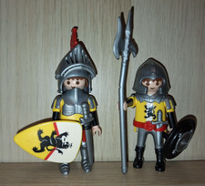 Playmobil gelbe Löwenritter Kämpfer Burg Schloss König Ritterburg Mittelalter