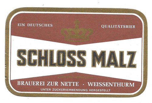 Bieretikett brauerei zur nette - bieretikett,