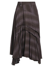 HIGH USE Claire Campbell Maxi Rock NEU Dt.40 = 38 It.46 Crepp Braun Lila Flieder