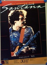 Konzertplakat Santana