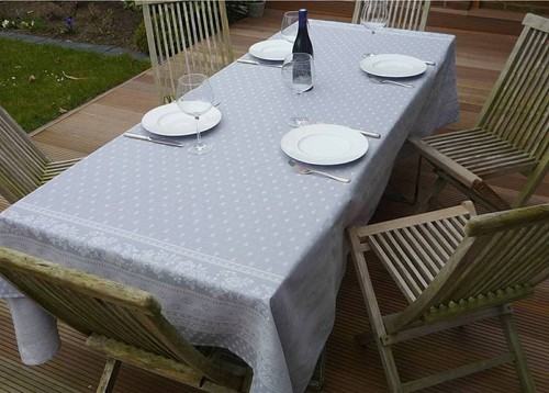 Tischdecke jacquard 160x350 - jacquard, cm