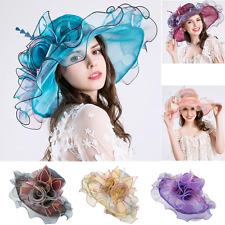 Eleganter Damenhut Organza Hut Brauthut Organzahut Anlasshut Hochzeit FARBEN H2