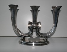 KERZENLEUCHTER  3 ARMIG KLASSIKER VON WMF MAKELLOS VERSILBERT ALT GEPUNZT  TOP