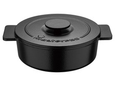Masterpro by Thierry Marx Gusseisen Schmortopf, Ø 26 cm, schwarz - B-Ware