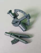 Playmobil Sammlung Ersatzteile SEXTANT und ZIRKEL stahlblau Forscher Piraten