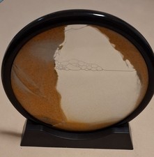 Deko &  Entspannung Sandbild  drehbar, bewegtes Landschaftsbild Wüste