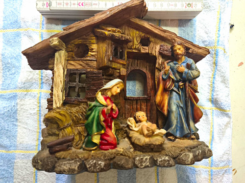 Weihnachtskrippe krippenstall - weihnachtskrippe,