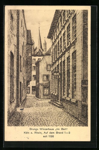Köln ansichtskarte brungs - köln,,