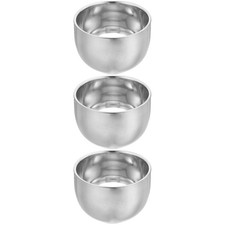  3 Count Rasiertopf Edelstahl