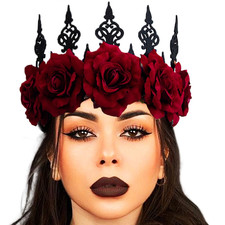 Gothic Rose Blume Stirnband