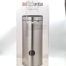 Brabantia Mülleimer Abfalleimer Küche 115301 Berührungslos Elegant Schwarz Matt