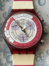 Swatch chrono navy berry 90er - swatch,