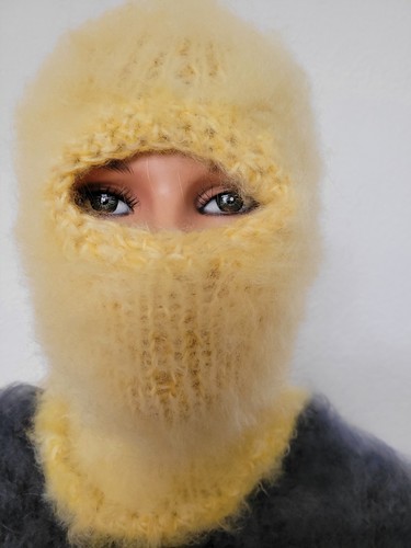 Fuzzy thick balaclava - fuzzy,