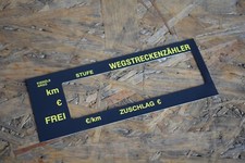 Ersatzscheibe Taxameter Taxiuhr Wegstreckenzähler Kienzle Argo 1145-40-014-03