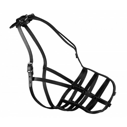 Maulkorb leder für hund - maulkorb,