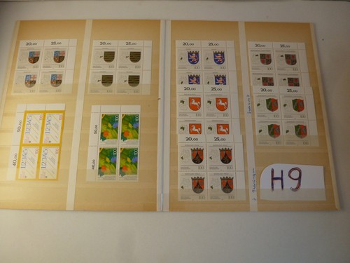 Brd briefmarken er block - 7x,