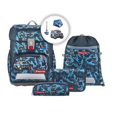 Step by Step CLOUD Schulranzen-Set Schultasche Ranzen Police Truck Diego 5-tlg