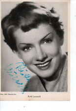 Autogramm - Ruth Leuwerik