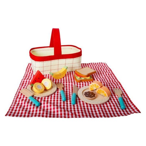 Picknick korb gefüllt mit - korb,