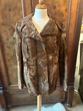 Vintage Felljacke Fohlen Leder Handarbeit Gr 36/38 Edel Couture 