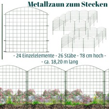 Zaun Gartenzaun Steckzaun