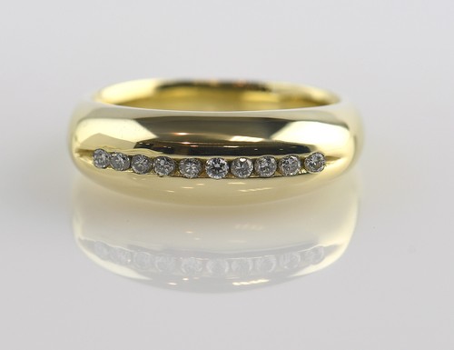 Diamant ring 750 000 - diamant, 18