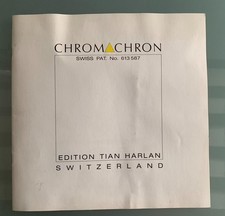 Original katalog chromachron - katalog,
