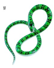 Grüne Aufblasbare Schlange