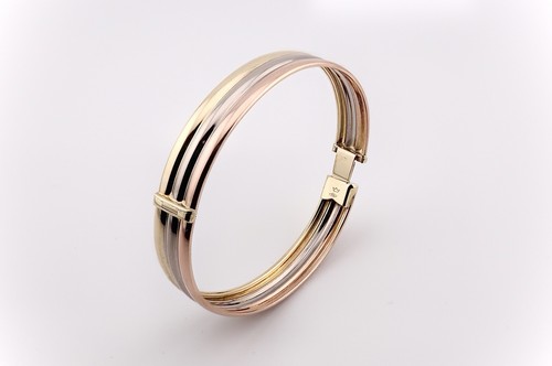 Vintage armreif 585 gold 14k - armreif,