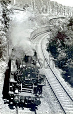 Dampflok Foto - 86 143 vom Bw Döbeln bei Elsterberg im Vogtland 1958
