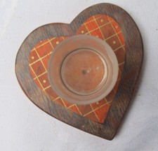 Talvel Holz mit Glaseinsatz