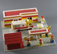 LEGO® City Tankstelle Shell Station Krankenwagen Krankenhaus Ambulance Figur 377