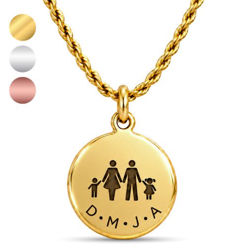 Personalisierte familienkette - personalisierte,