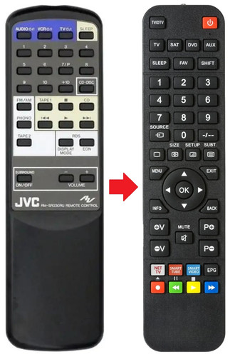 Fernbedienung passend für jvc - für,