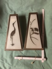 Wandlampe Leuchte Set Schlafzimmer Bett Lampe 50er 60er Jahre