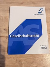 Alpmann Schmidt Skript Gesellschaftsrecht, Josef, A. Alpmann, 15. Auflage