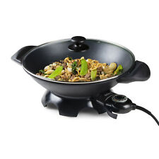 Domo Elektro-WOK DO8708W Aluminiumgusspfanne Pfanne Kochpfanne Bratpfanne