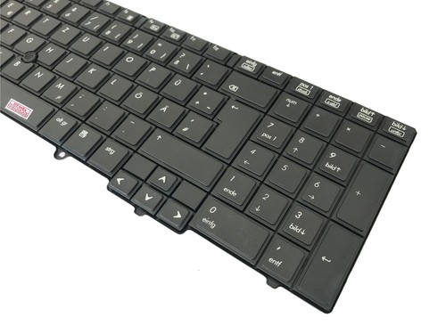 Tastatur mit mausstick - de,
