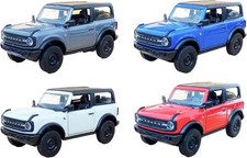 FORD BRONCO 2023 Black Diamond Modellauto Modell Auto Spielzeugauto 4Var 43