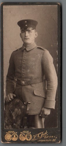 Cdv foto soldat - cdv,