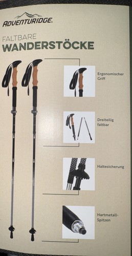 Faltbare wanderstöcke - faltbare,
