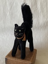 Steiff Black Tom Cat - 50er