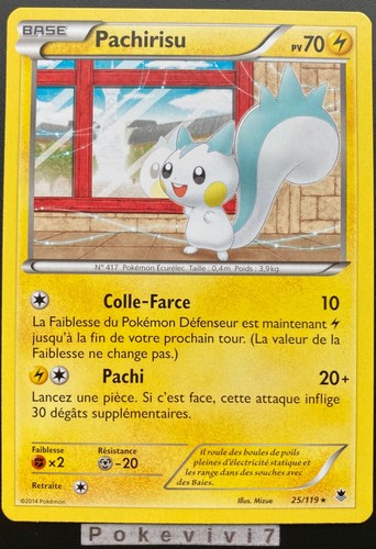 Pokemon karte pachirisu - pokemon,