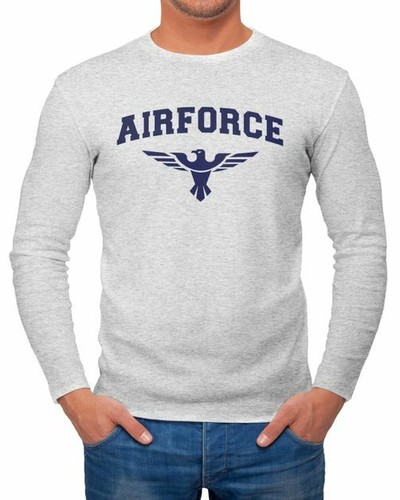 Herren longsleeve airforce - airforce, us